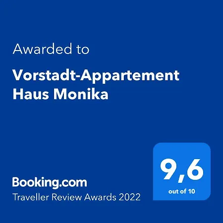 Vorstadt-appartement Haus Monika شقة *